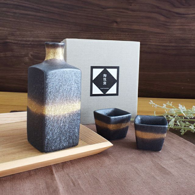 晶金帯 半酒器｜和食器通販｜織部 Online Store【公式】