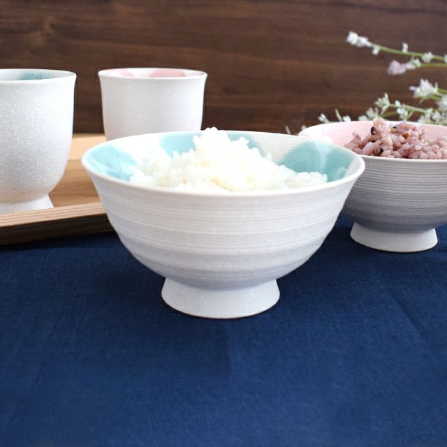 白マット花茶碗 大｜和食器通販｜織部 Online Store【公式】