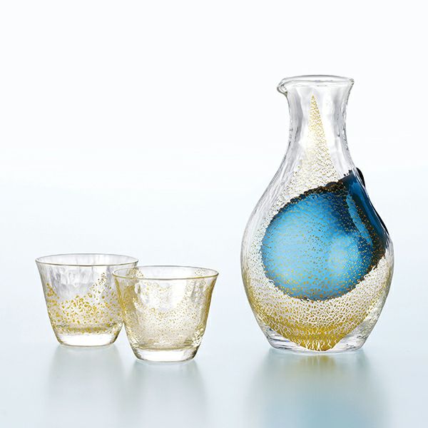 酒グラスコレクション 冷酒セット 金箔｜和食器通販｜織部 Online  
