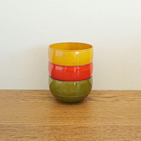 手に馴染むWAYOWAN まる 丼 朱