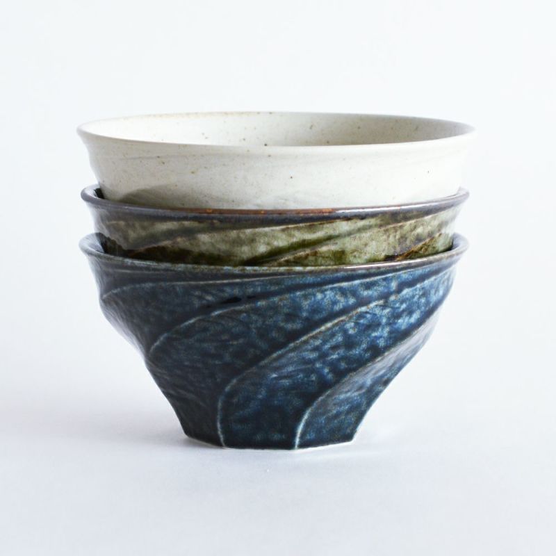 織部のボウル ねじり 丼 ブルー｜和食器通販｜織部 Online Store【公式】