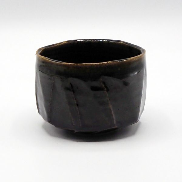 黒織部　抹茶碗 LUPICIA】ミニ抹茶碗 黒織部 ミニマッチャワン クロオリベ