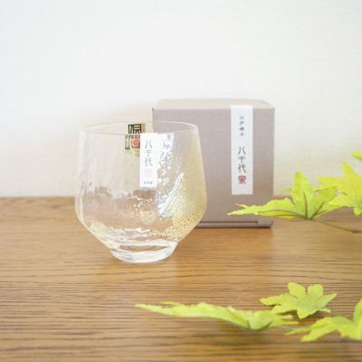 江戸硝子 八千代窯 フリーグラス 金箔｜和食器通販｜織部 Online Store【公式】