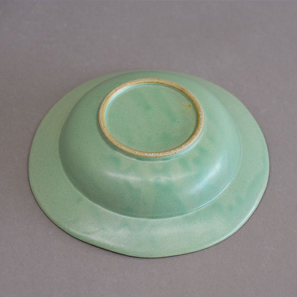 一洋陶園 oribe pottery ワイドリム19ボール ミント