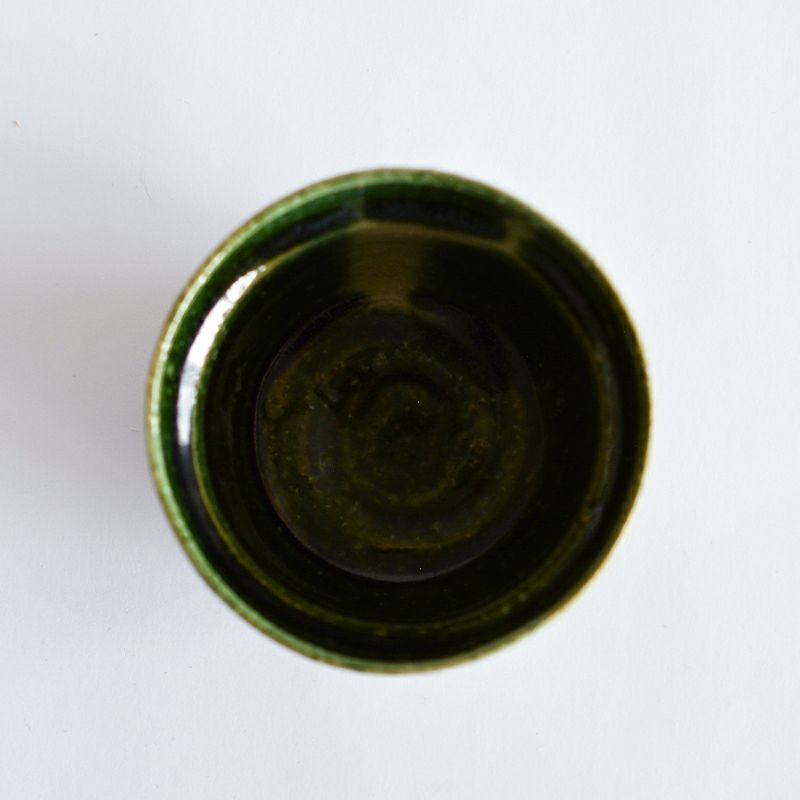 桂山窯 織部抹茶セット