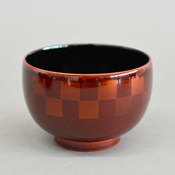 専用【未使用】浄法寺塗⭐️夫婦椀２組セット　天然木漆器　内朱　汁椀☆箱付き 夫婦椀 (汁椀・夫婦) 朱・溜 2客セット 木製 漆塗り 【製造中止