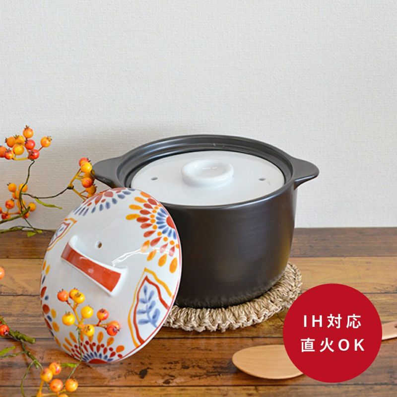 フタがガラスのIH対応ご飯釜雪平｜和食器通販｜織部 Online Store【公式】