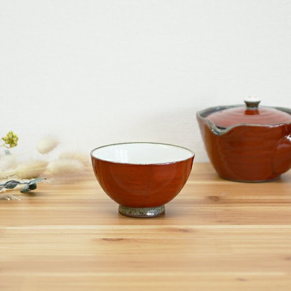 美濃焼 名工 【佐治光寿】造 黒織部 筒茶碗 共箱 共布 茶道具 茶器