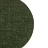 麻のような織むらのある生地をもちいた、シンプルな丸いマット。他のサイズとの組み合わせが可愛らしい。四角いテーブルの上が丸いアクセントで、とてもかわいらしくコーディネート出来る四季彩 サークルマットS 緑
