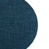 麻のような織むらのある生地をもちいた、シンプルな丸いマット。他のサイズとの組み合わせが可愛らしい。四角いテーブルの上が丸いアクセントで、とてもかわいらしくコーディネート出来る四季彩 サークルマットM 紺