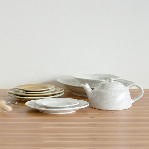 oribe pottery プランセスプレート S 墨貫入｜和食器通販｜織部 Online