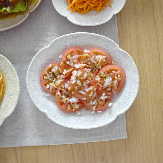 oribe pottery プランセスプレート S 墨貫入｜和食器通販｜織部 Online