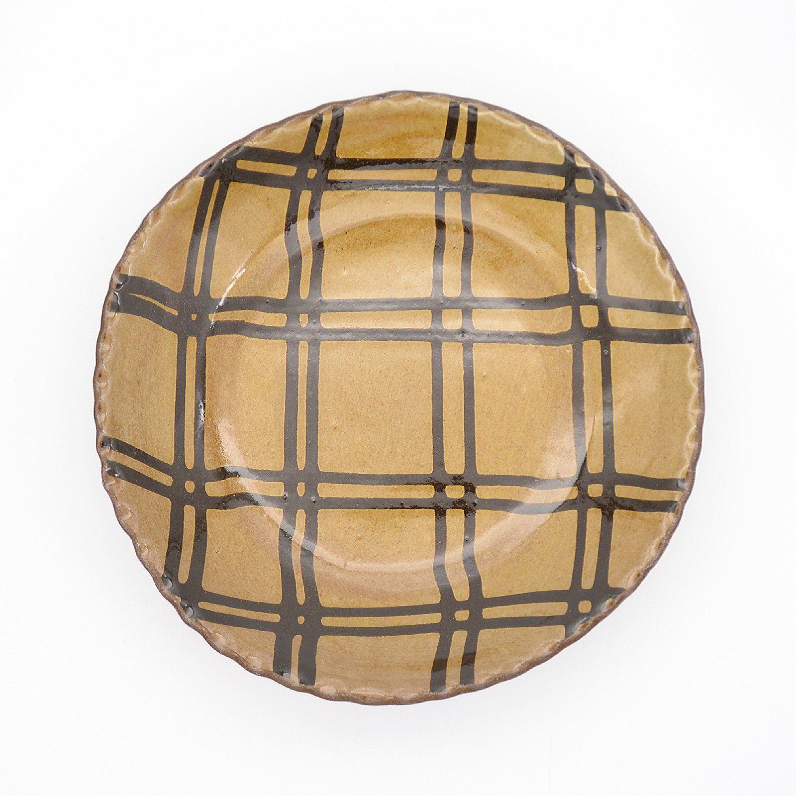 スリップウェア　盛皿