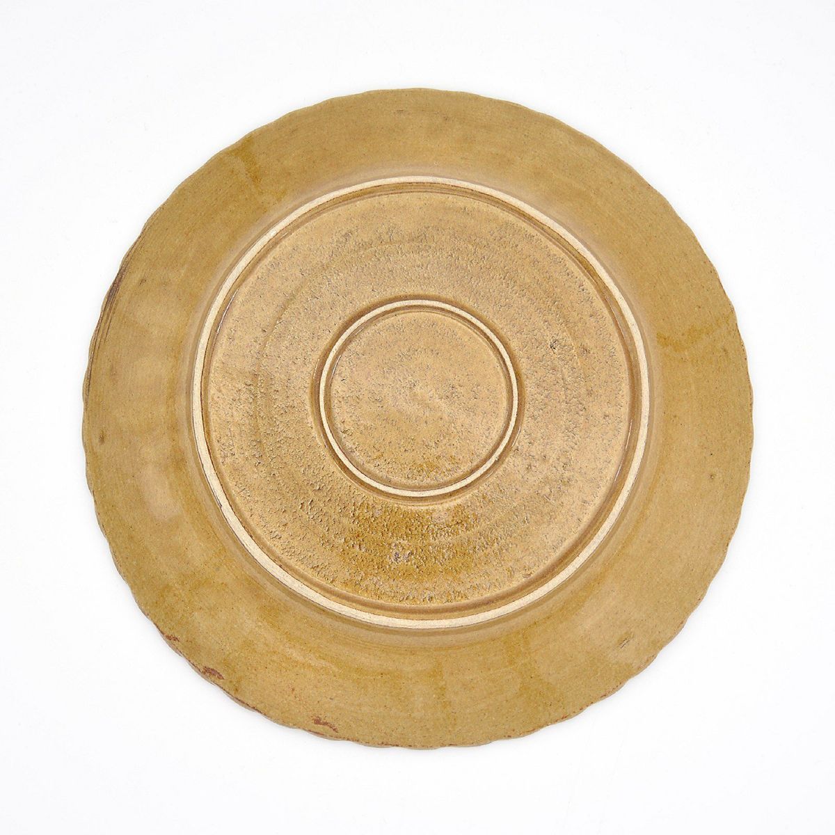 23cm slipware(マーブル茶)