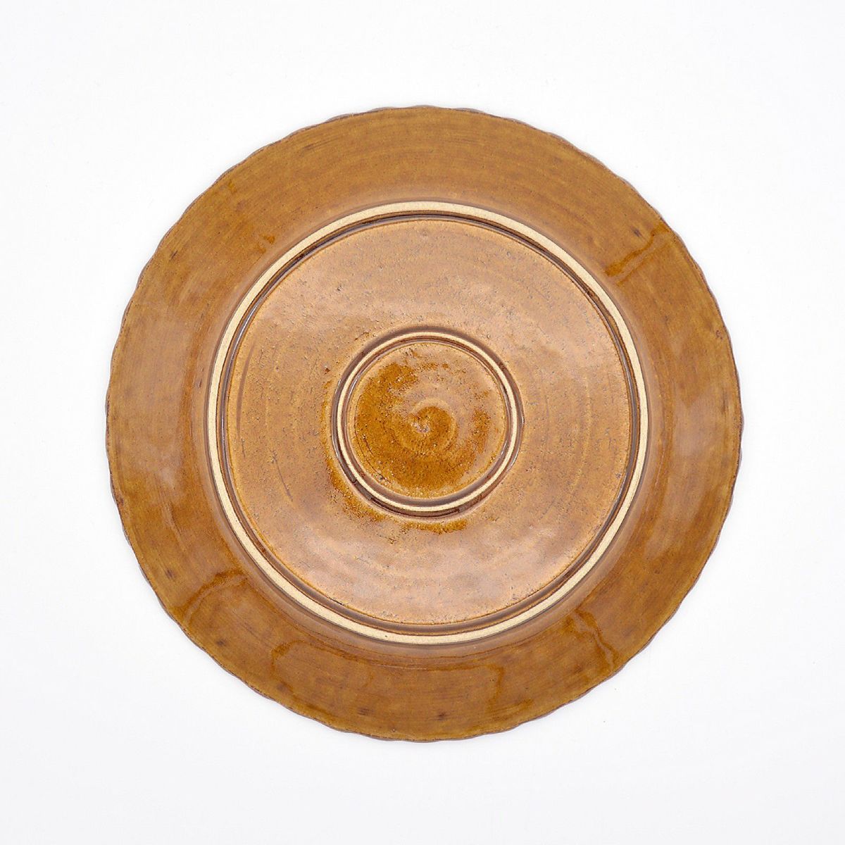 23cm slipware(花)