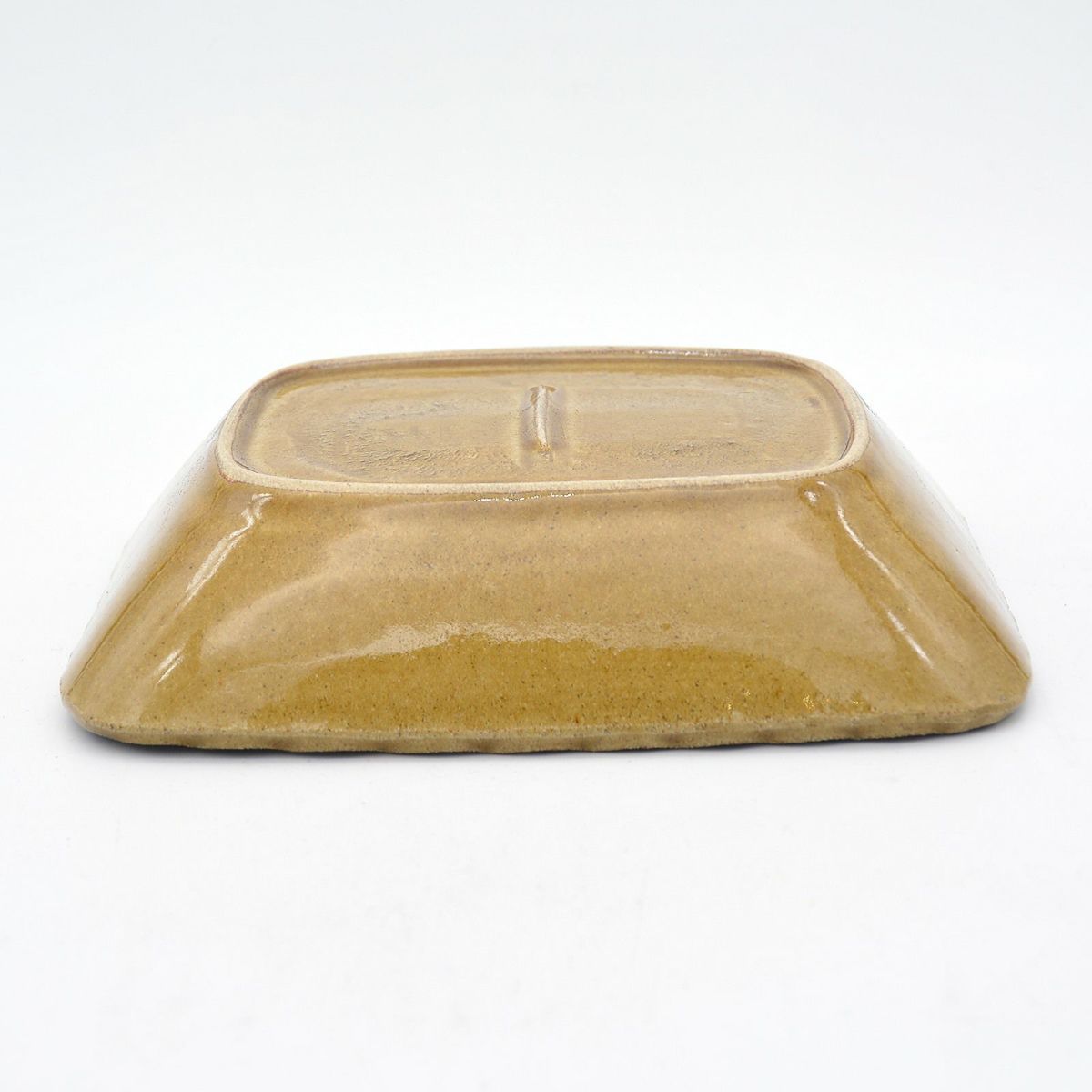 長角鉢slipware(マーブル茶)