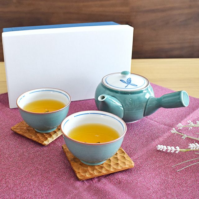 グリーン蘭 茶器セット