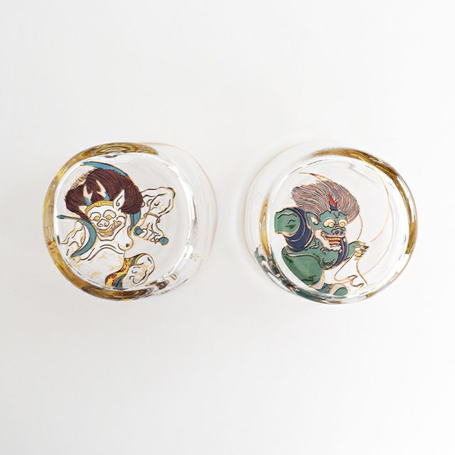 風神雷神 酒グラスセット｜和食器通販｜織部 Online Store【公式】