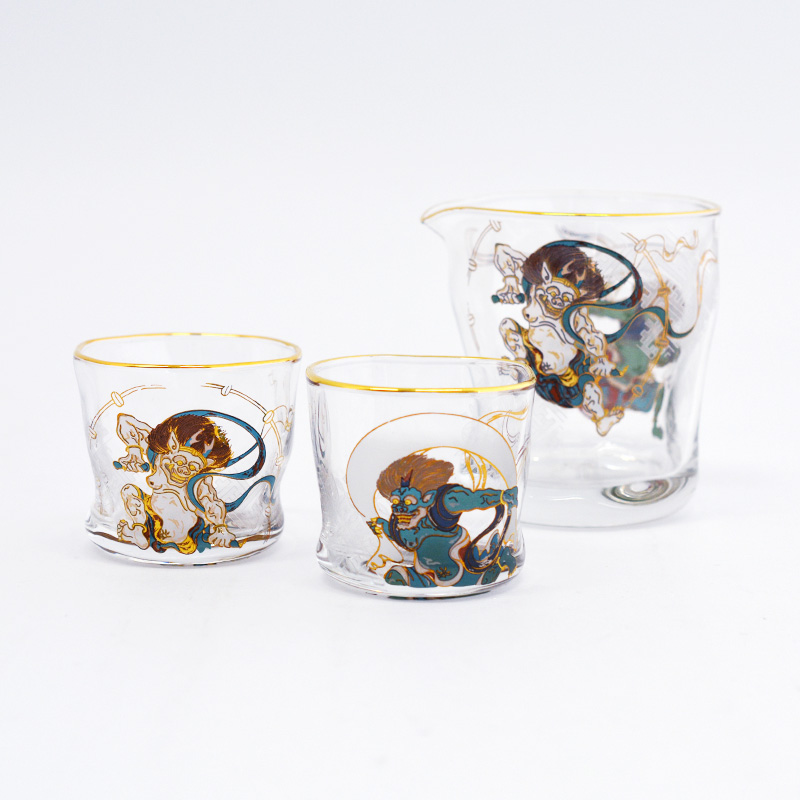 風神雷神酒器セット