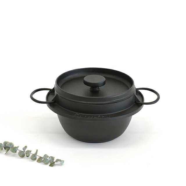 機密性が高く蓄熱性にも優れており、高温を保ちながらご飯を炊くことができるごはん鍋2合炊 直火対応