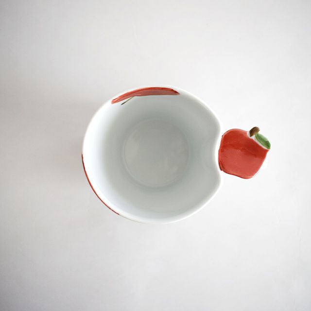 濃りんごマグカップ 赤