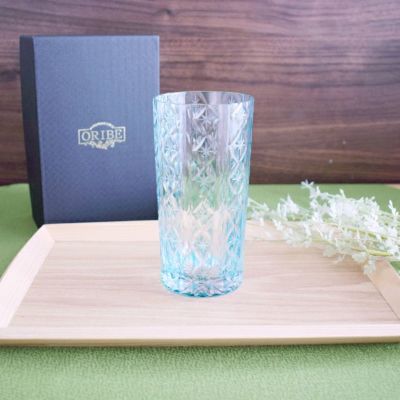 アール・デコ スモークガラス 皿 カットガラス 切り子 美品 - ガラス