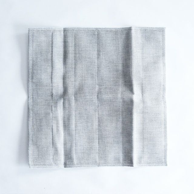 備長炭色合わせふきん 生成色