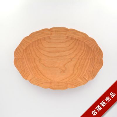 岡野達也　オーバル木皿(大)チェリー 岡野達也 オーバル木皿(大)チェリー