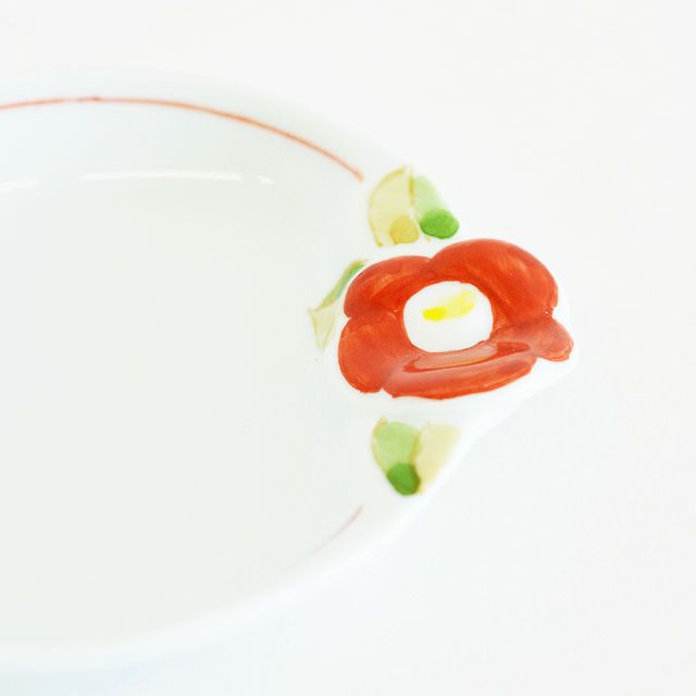 花椿 赤 箸小皿