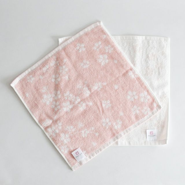 さくら紋織桜染めウォッシュタオル2P