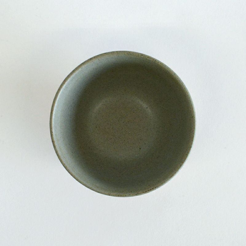 minottery焼〆茶碗 グレードット