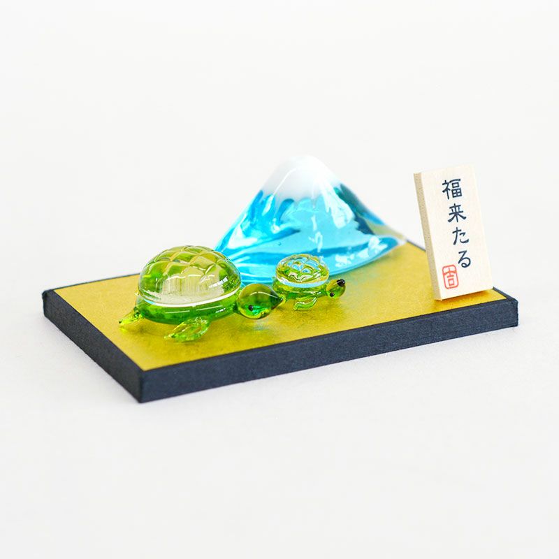 福のカメ大と小青富士セット｜和食器通販｜織部 Online Store【公式】
