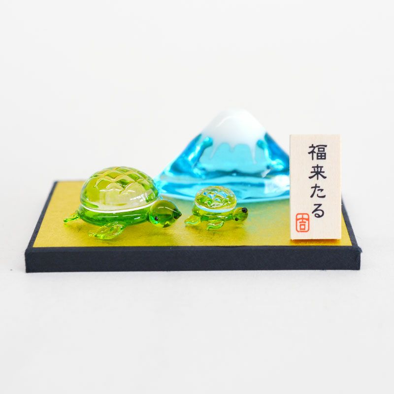 福のカメ大と小青富士セット｜和食器通販｜織部 Online Store【公式】