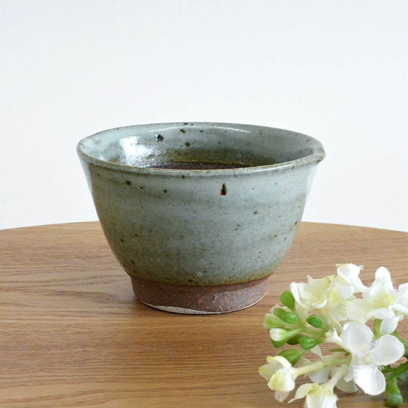 波紋麦とろ鉢 均窯4.2寸