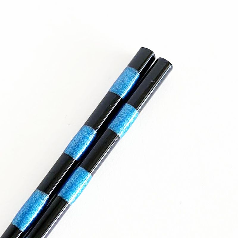 食洗 とんぼ玉 光石箸 18cm ブルー