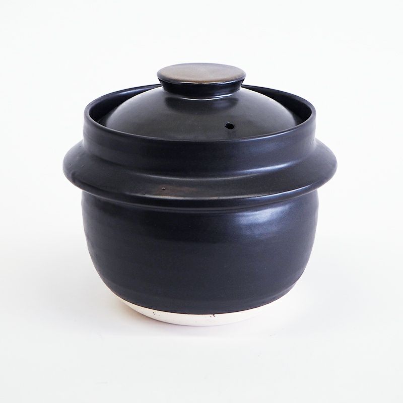 織部 白釉 ご飯鍋セット 3合 織部五合炊御飯鍋(ごはん・炊飯 