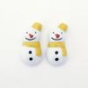 雪だるま箸置き イエロー