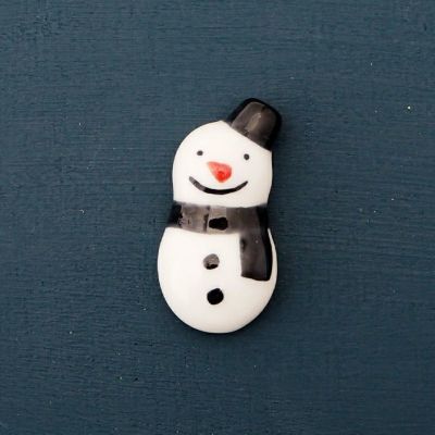 雪だるま箸置き ブラック｜和食器通販｜織部 Online Store【公式】