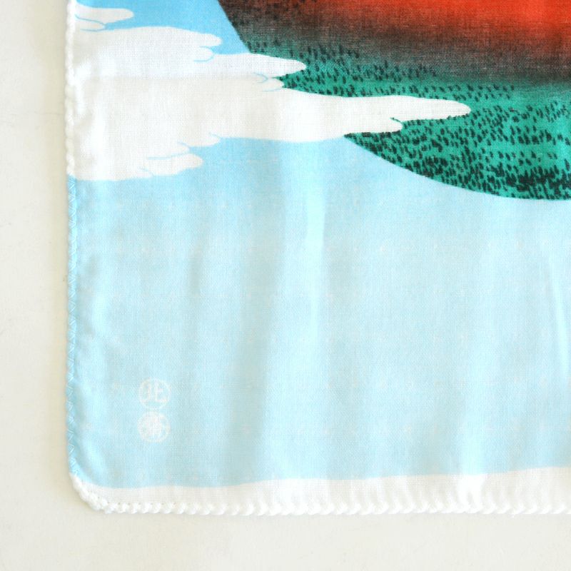 二重ガーゼ手拭い 赤富士凱風快晴｜和食器通販｜織部 Online Store【公式】