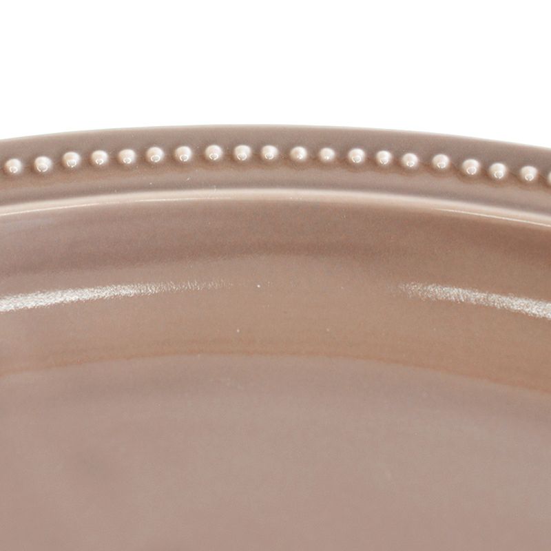 フォレストオーバルプレートS ピンクグレー