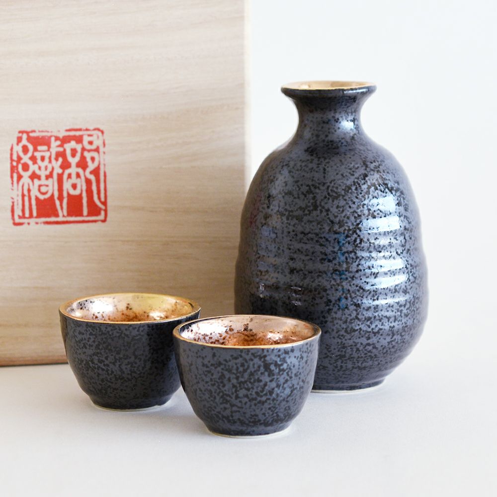 黒金彩酒器セット｜和食器通販｜織部 Online Store【公式】 