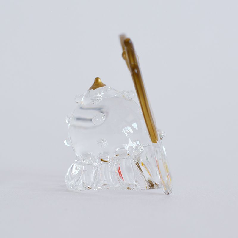 クリスタルガラス兜 5cm
