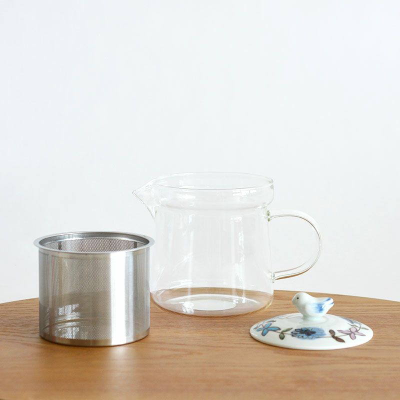 ブルーメSSガラスポット 青・小｜和食器通販｜織部 Online Store