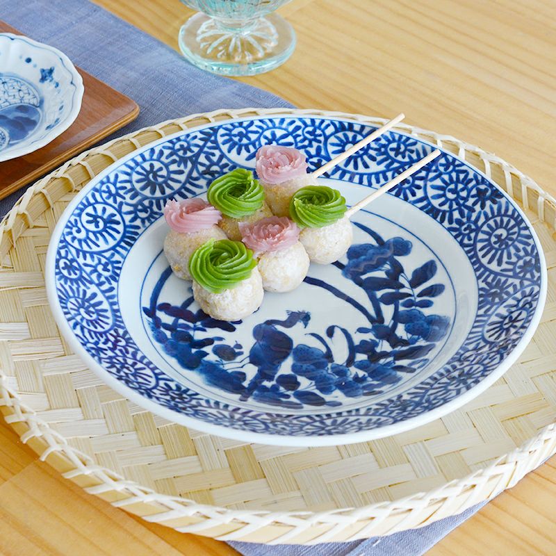 大皿 花鳥唐草|和食器通販|織部 Online Store【公式】 大皿 花鳥唐草|和食器通販|織部 Online Store【公式】