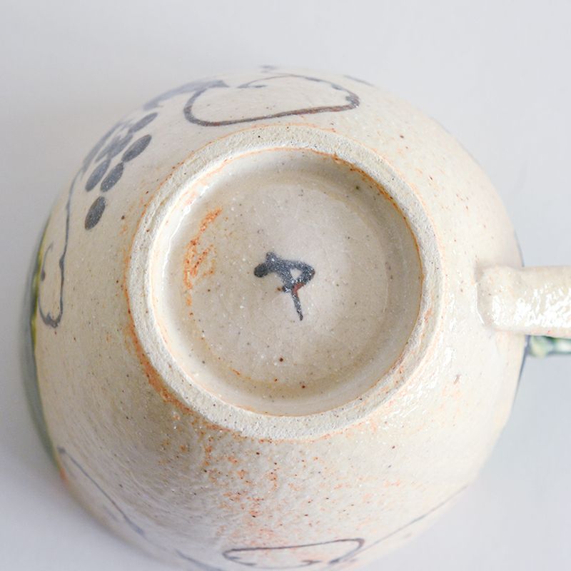 No.25022117 やきもの陶磁器 織部の菓子器 No.25022117 やきもの陶磁器