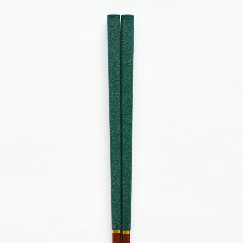 極乾漆箸 23cm 緑