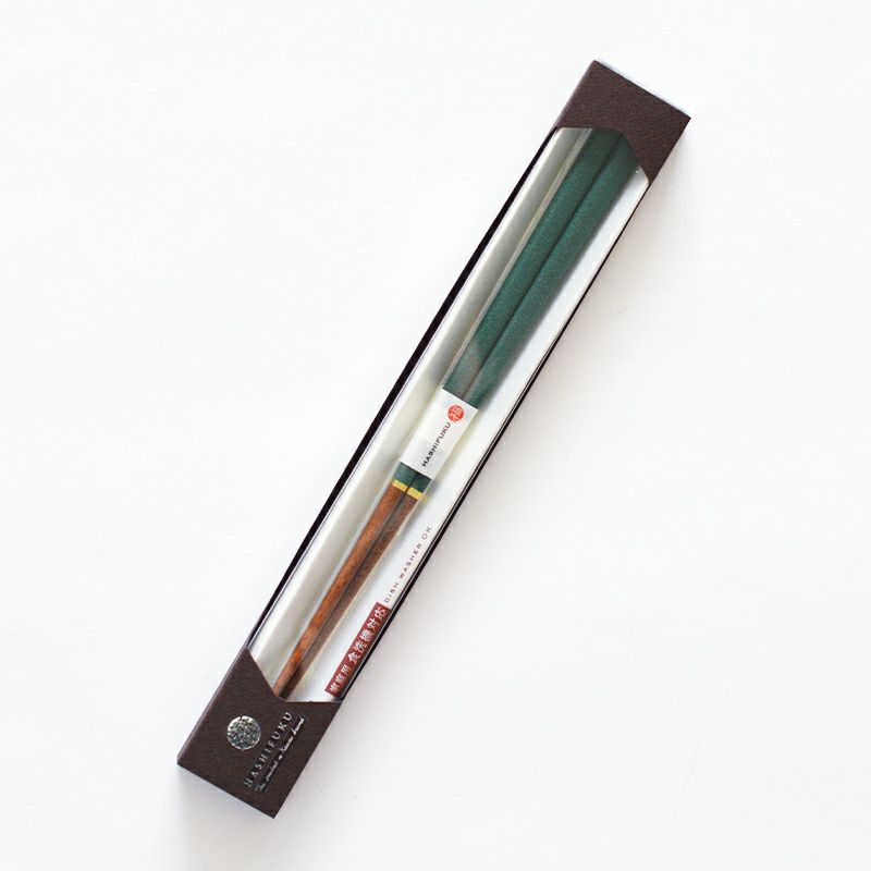 極乾漆箸 23cm 緑