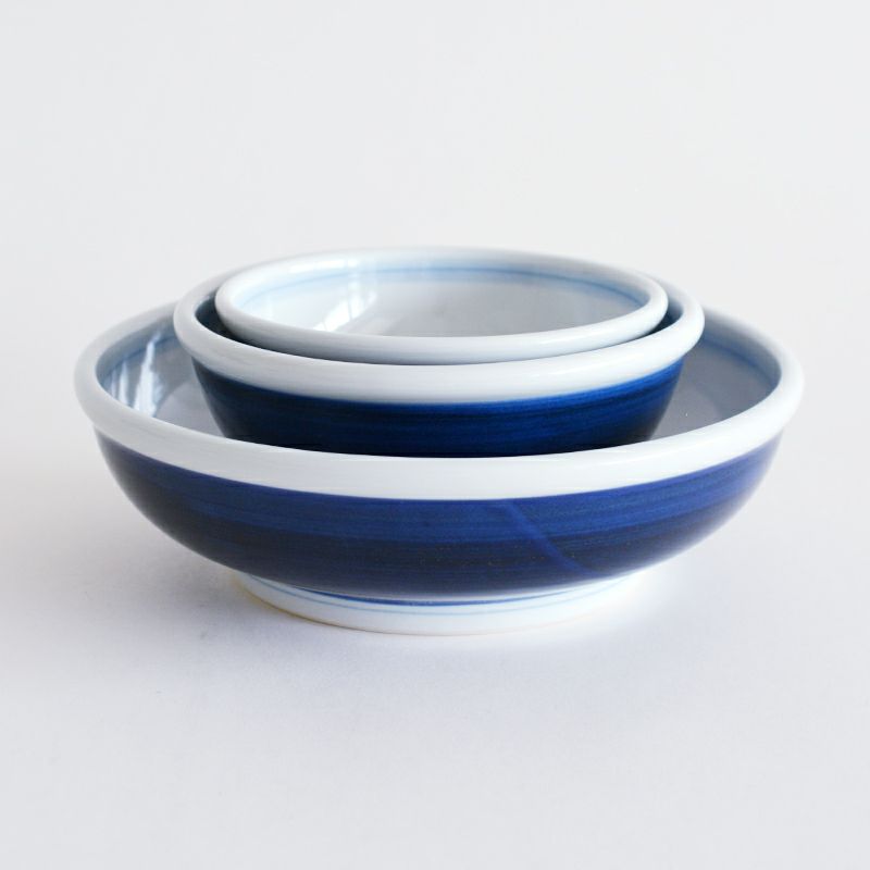 呉須巻 玉ぶち鉢 小｜和食器通販｜織部 Online Store【公式】