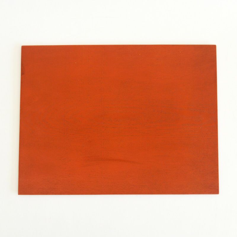 長角ランチョンマット 朱