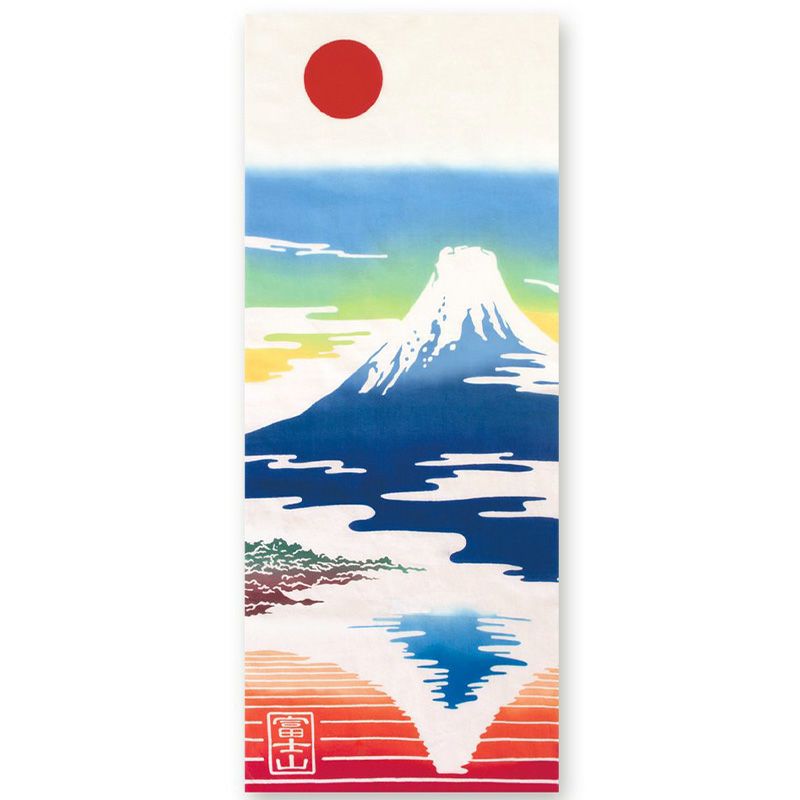 日本の象徴、富士山の手ぬぐい